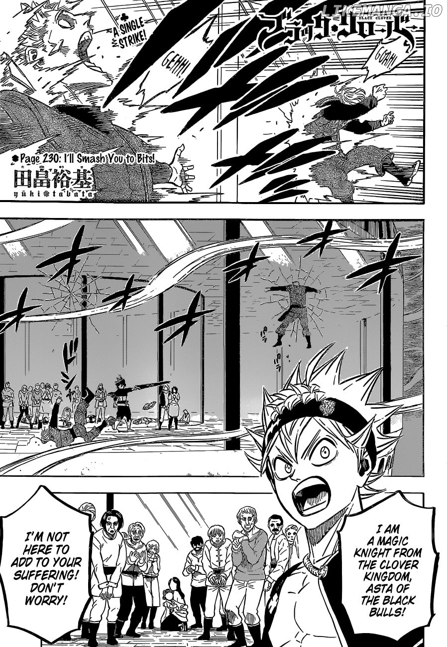 Black Clover chapter 230 image 01